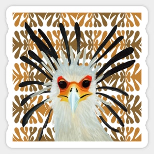 Secretary bird Sticker